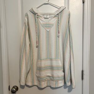 Southern Spirit Baja Striped Hoodie